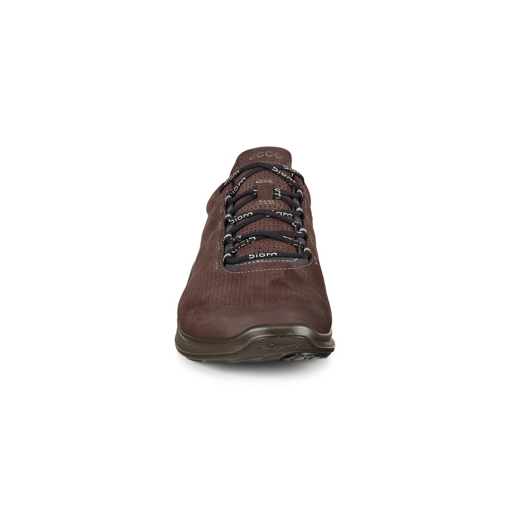 Mens Hiking Shoes - ECCO Biom Fjuel Perf - Brown - 6975IPNTD